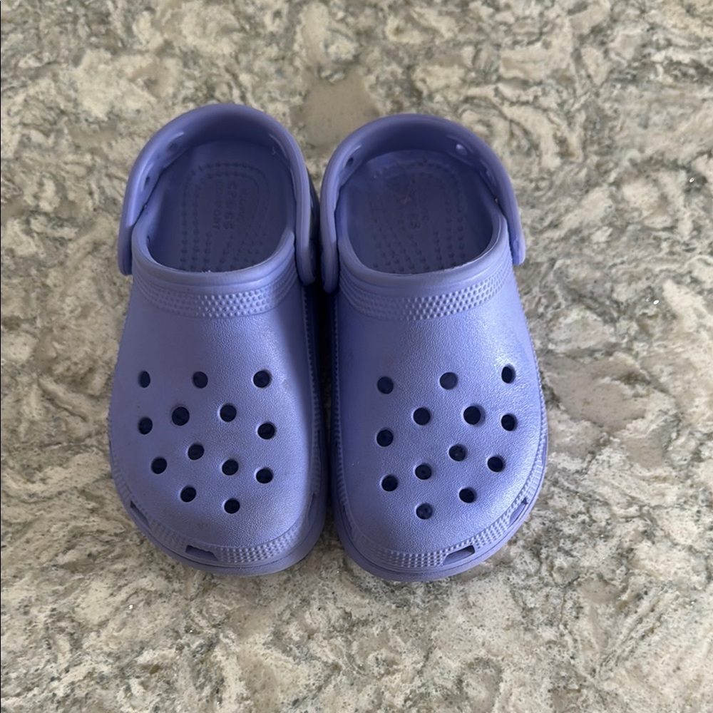 Purple Platform Croc